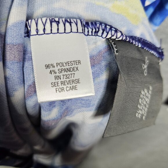 Dana Buchman Women's Stretch Shimmer Wrapped Dress Size XS NEW - Picture 7 of 12